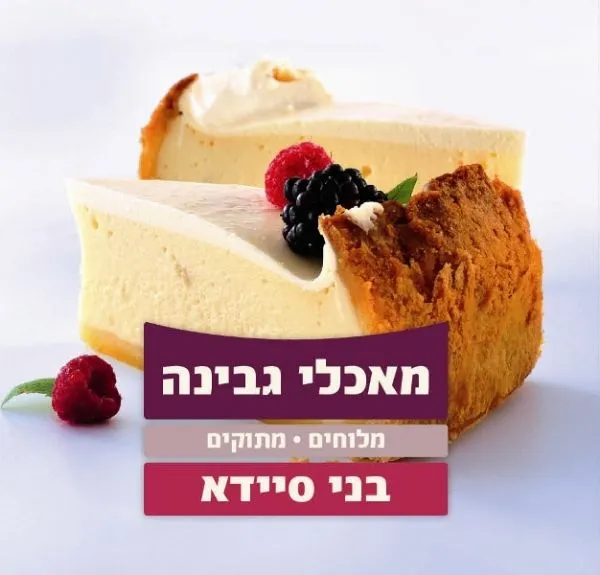 מאכלי גבינה-מלוחים מתוקים | בני סיידא 3